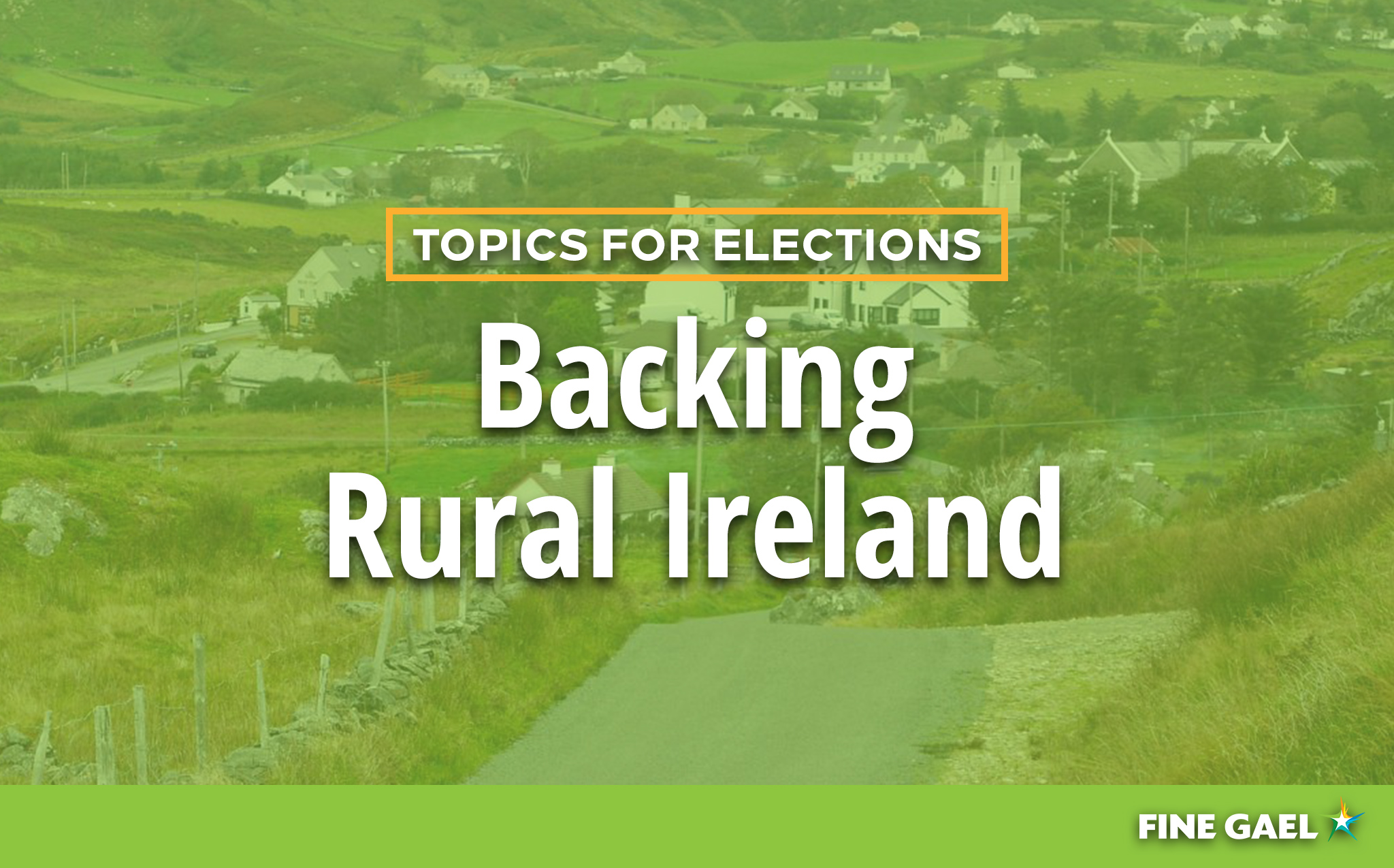Topics for Elections - Rural Ireland