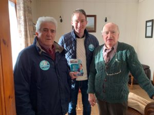 Sean Carter and Packie McEvilly with Alan Dillon